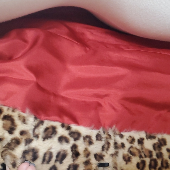 Leopard Rabbit Fur Coat - Picture 7 of 8